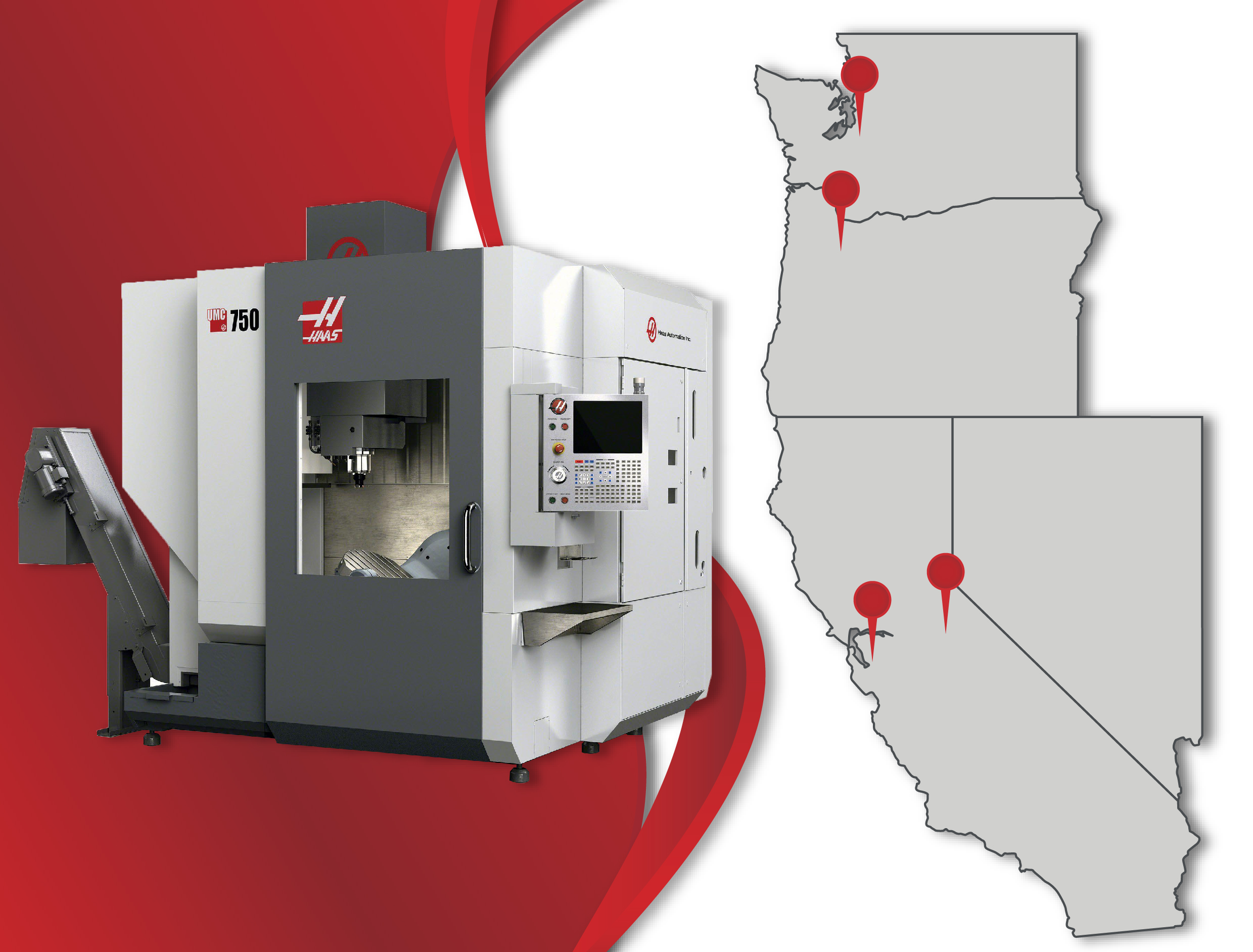 Haas Machines available world-wide